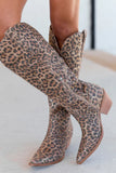 Tess Leopard Cowboy Boot
