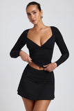 Modal A Line Mini Skort in Black