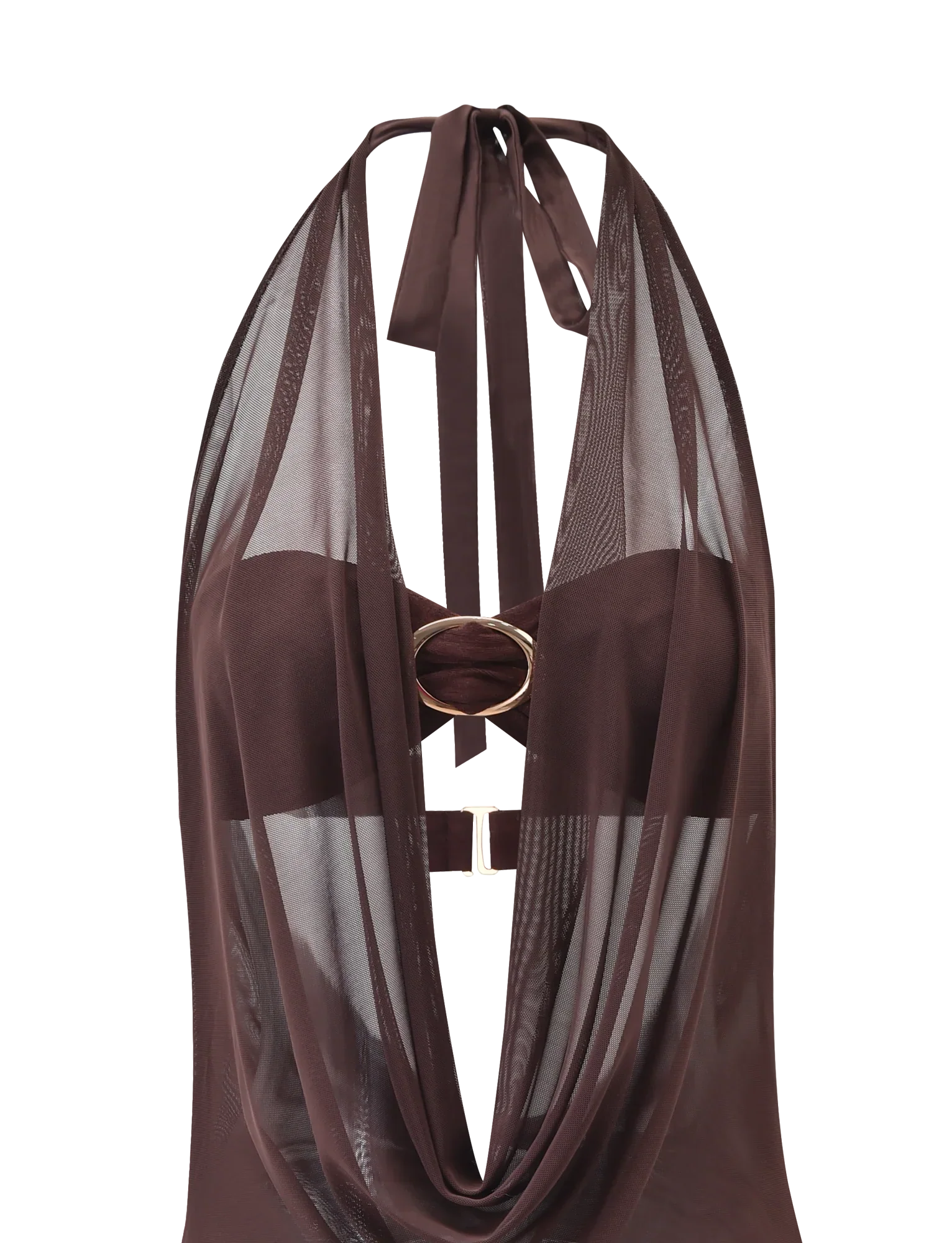 MAKENA TWO PIECE DRESS CHOCOLATE