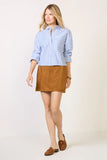 Aiden Crop Shirt