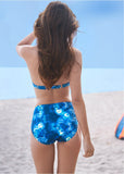 Heavenly Halter Top Blew Tie Dye