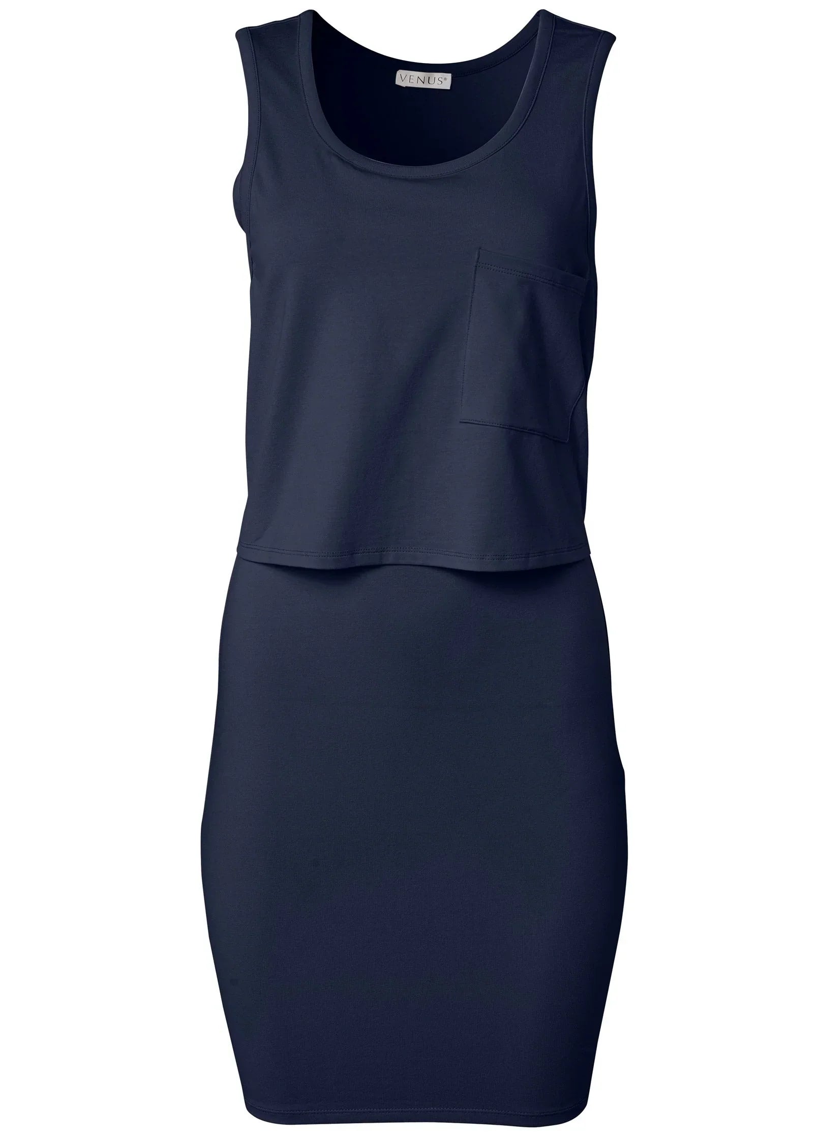 Casual Tank Dress Navy