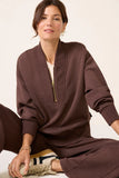 Sally Half Zip Sweat