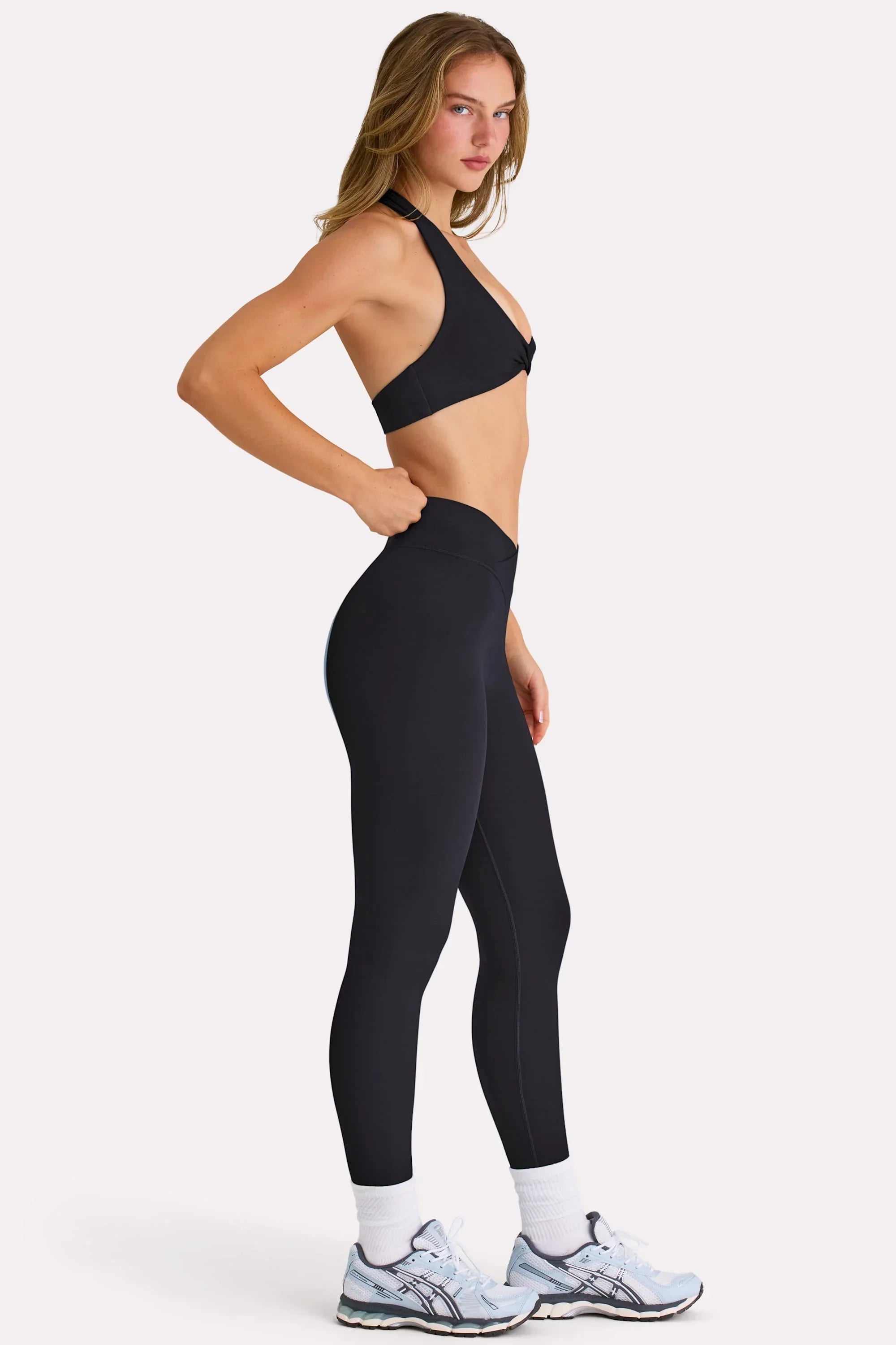 Soft Active Full Length Leggings in Black