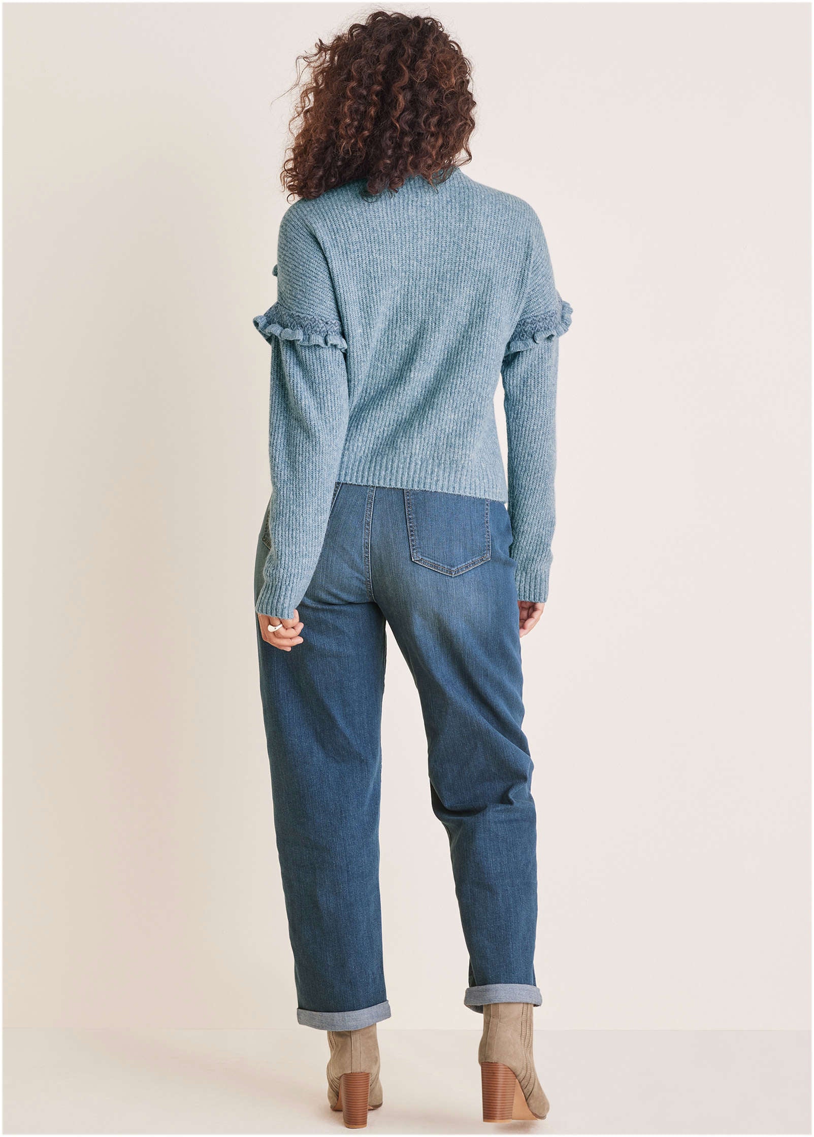 Cheveron Sweater Tourmaline