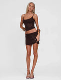 OCTAVIA TOP CHOCOLATE