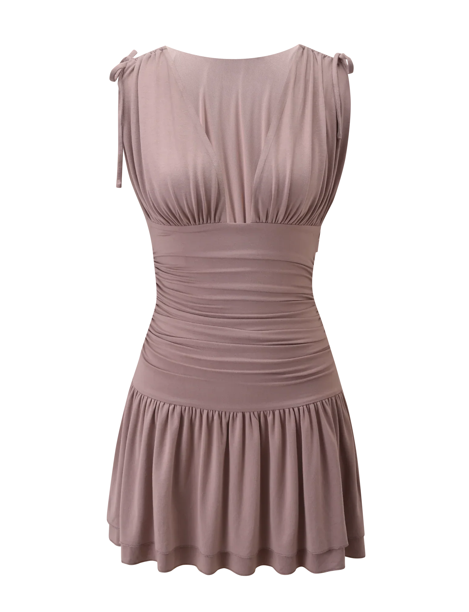 HALONA MINI DRESS MOCHA