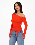 BRYNA JUMPER RED