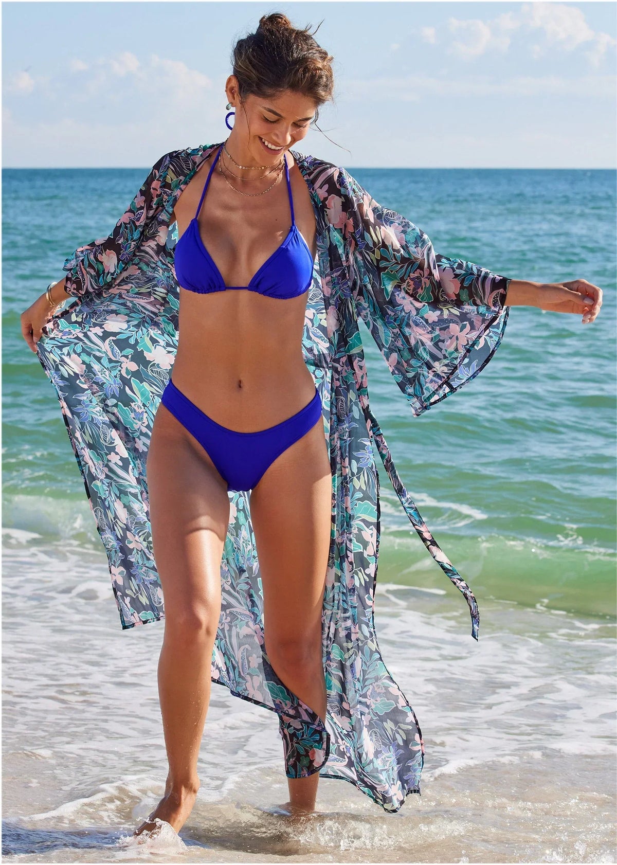Bali Moderate Bikini Bottom Cobalt Blue