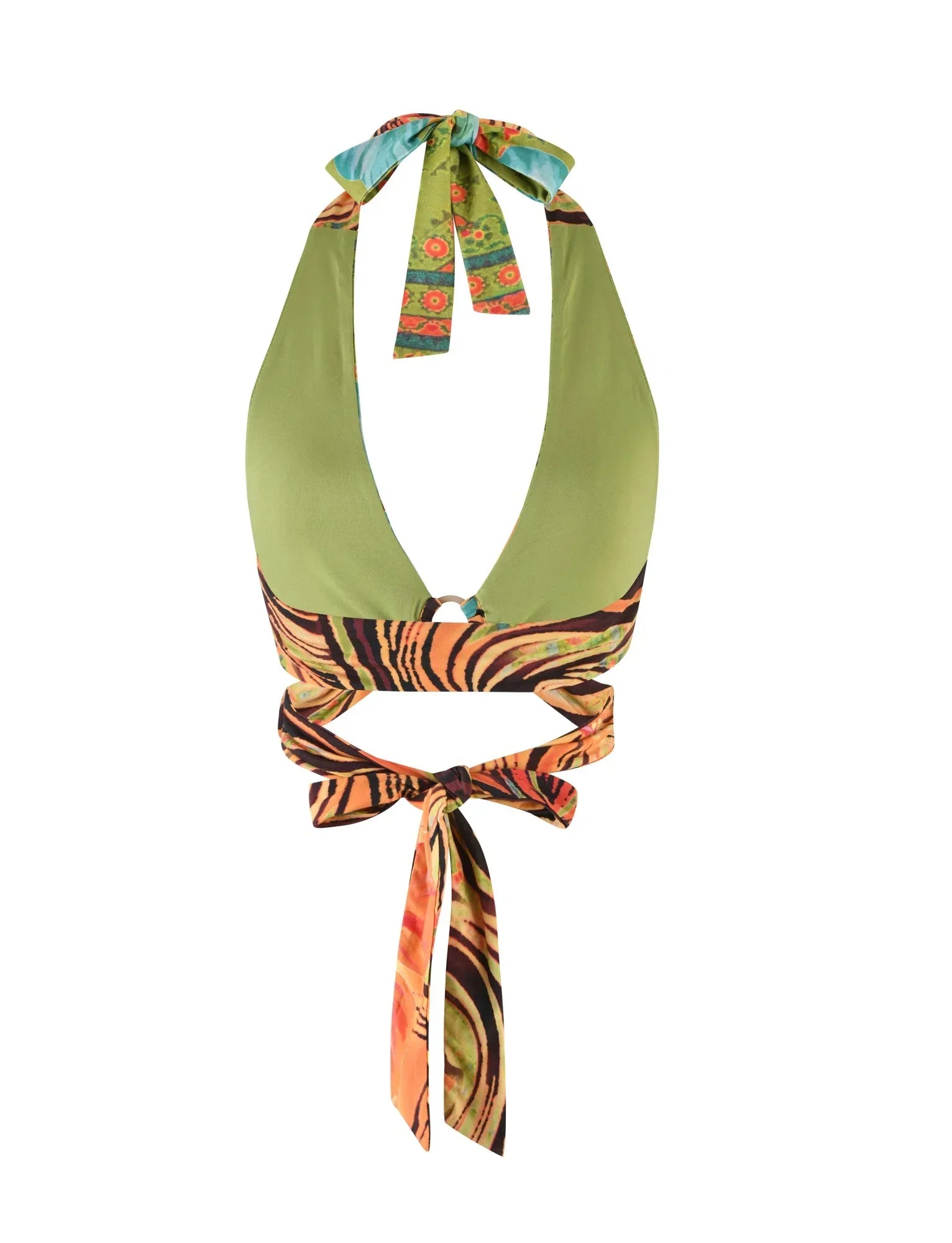 RAYLEE TOP MULTI FLORAL TROPICAL FLORAL