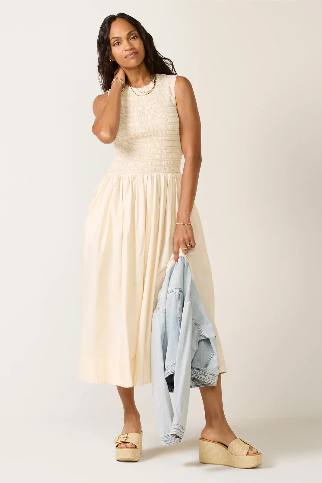 Gladys Smocked Bodice Dress