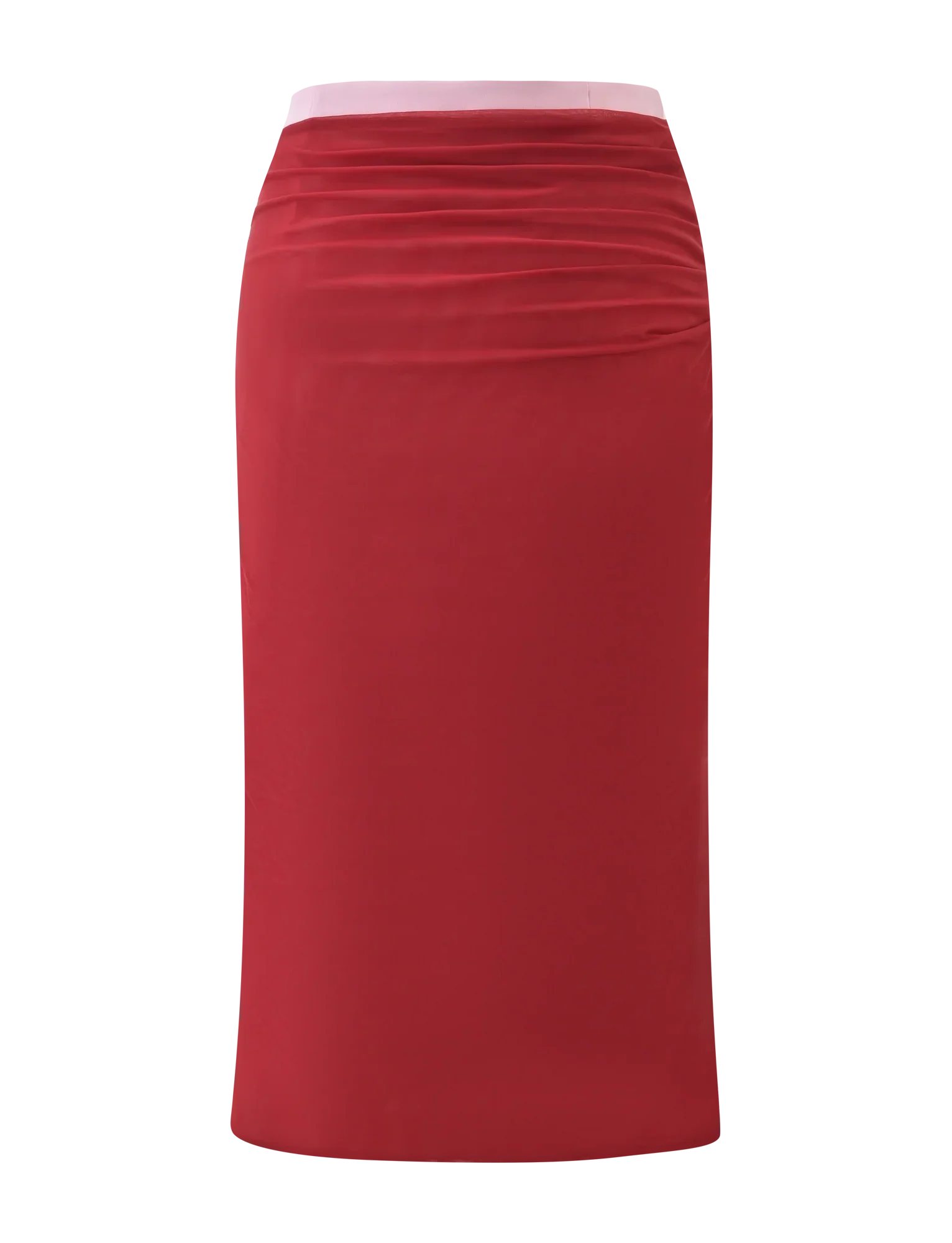 CALINE MIDI SKIRT RED