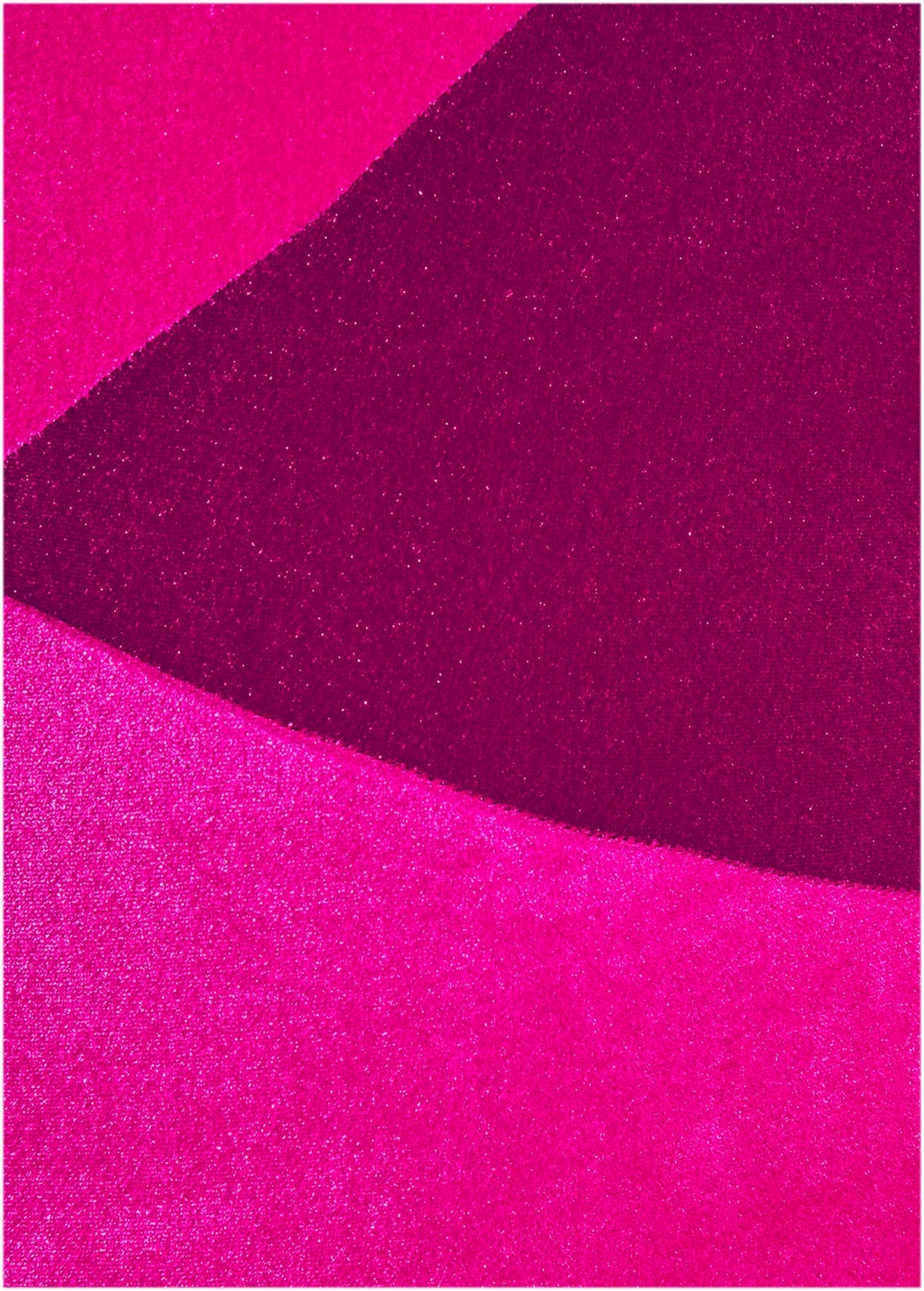 Velvet One Shoulder One Piece Pink Crush