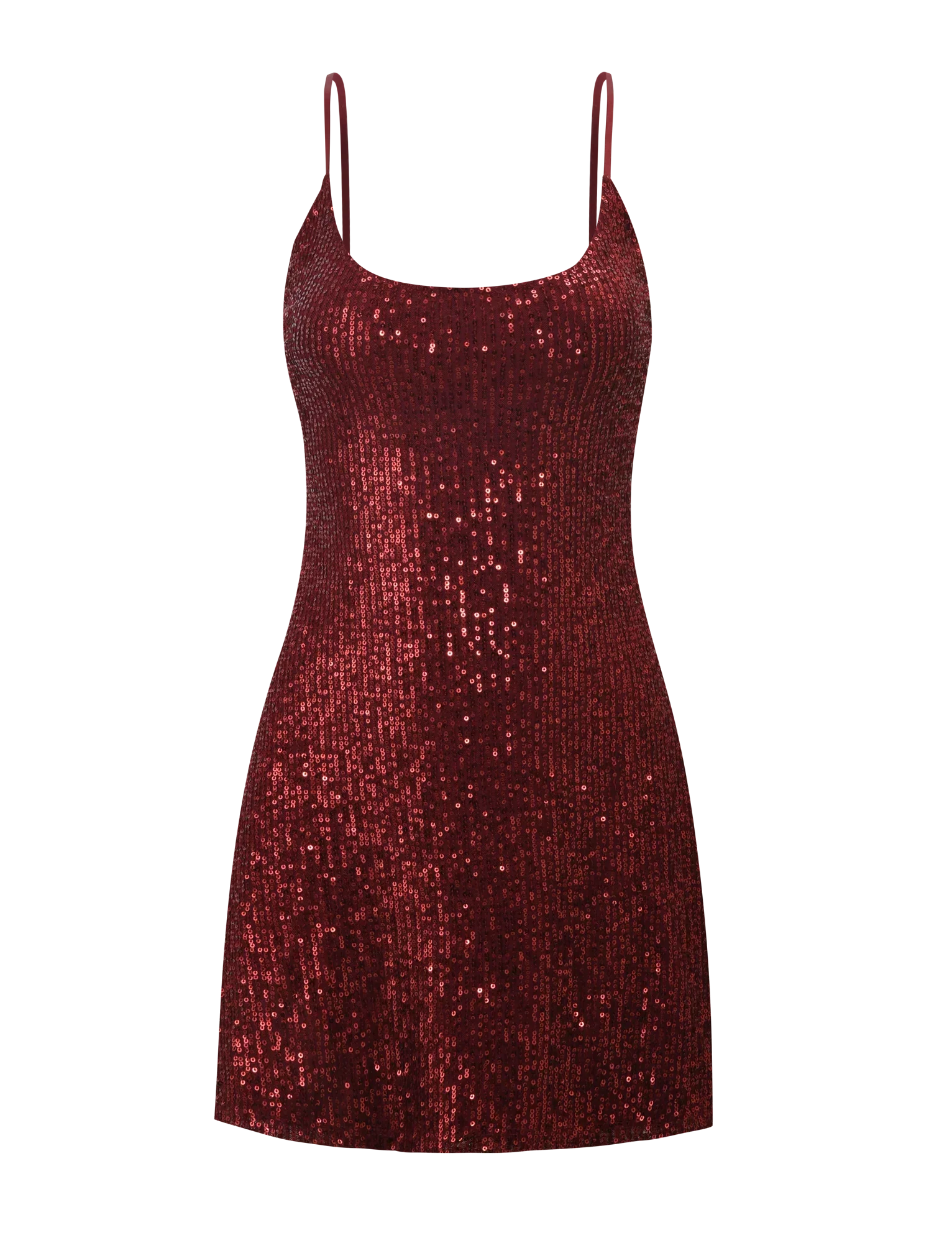 ZEINA MINI DRESS WINE SEQUIN