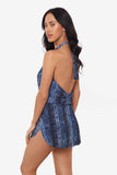 Ellie Swim Dress in Via Roma