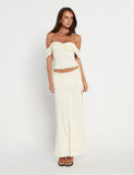 DENALI MAXI SKIRT NEUTRAL BONE
