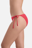 Peyton Tie Side Pant Baby Ruffle Hot Coral