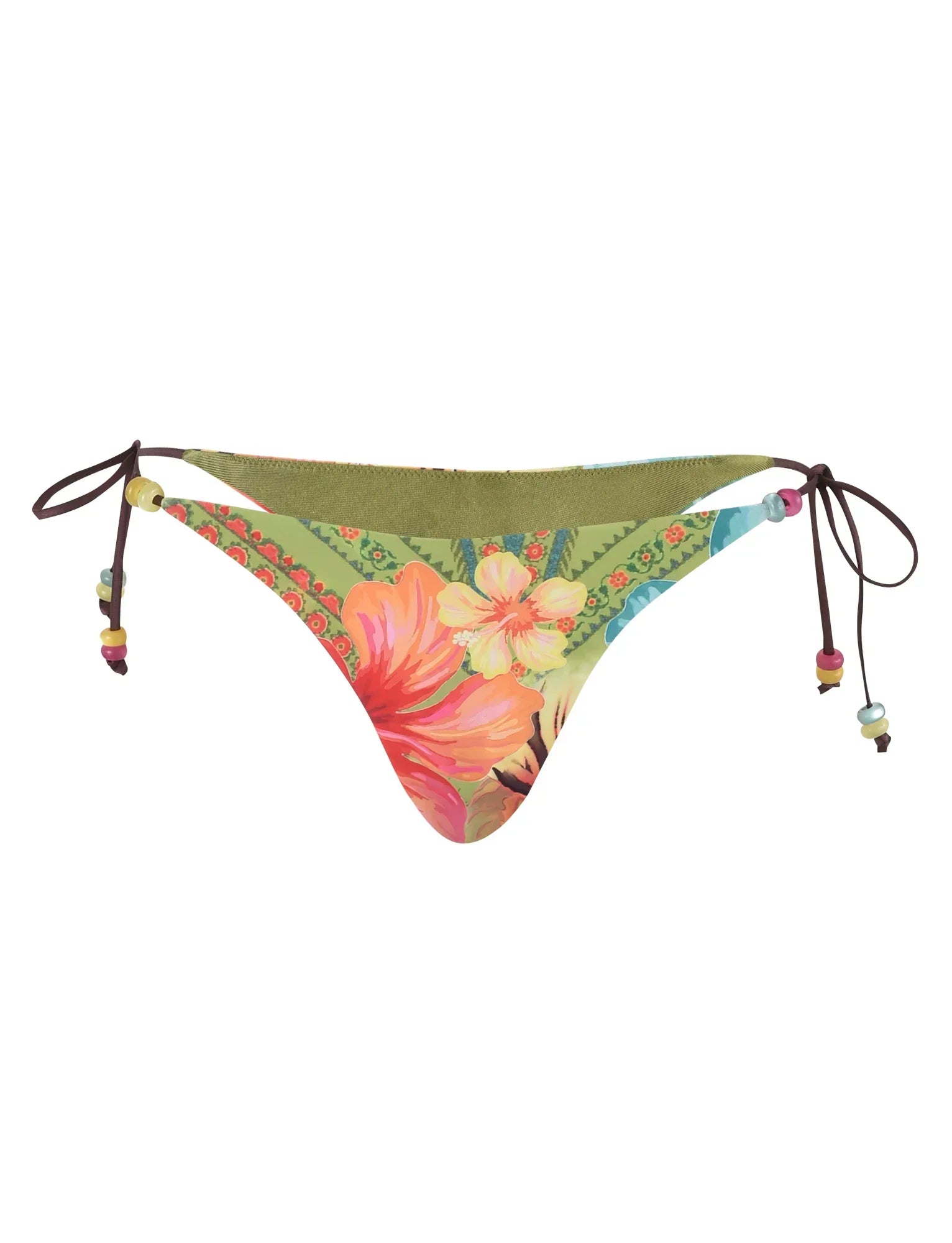 FINLEA BIKINI BOTTOM MULTI TROPICAL FLORAL