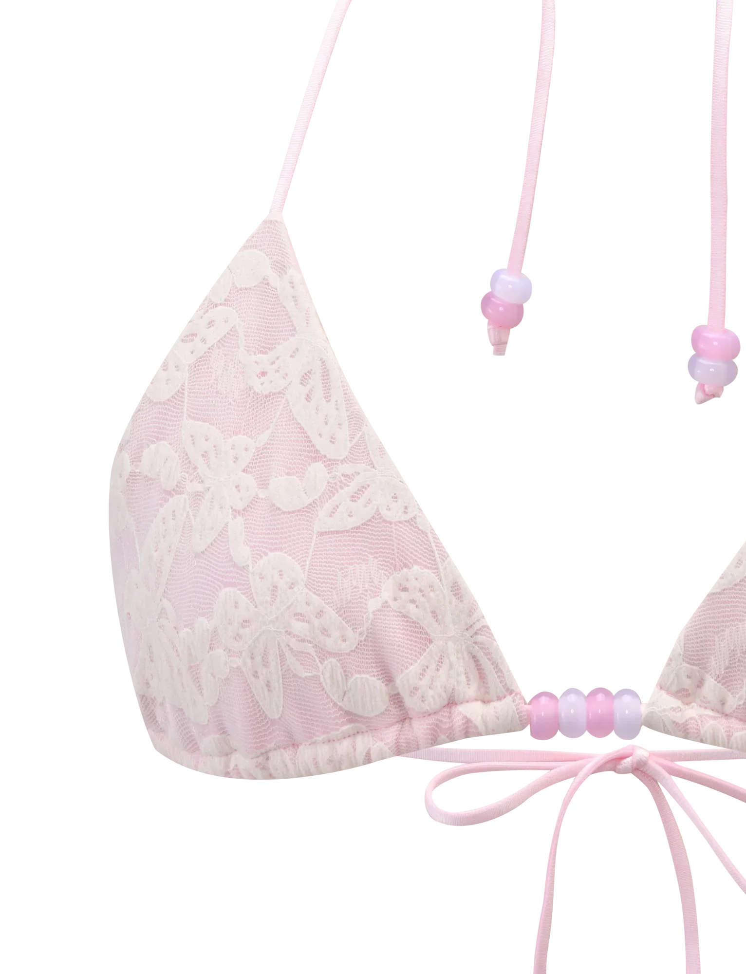 BRIGITTE BIKINI TOP IVORY LACE