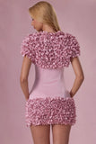 Cropped Bolero in Blush Pink