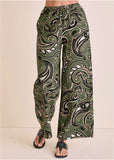 Linen Wide Leg Pant Large Splendid Paisley
