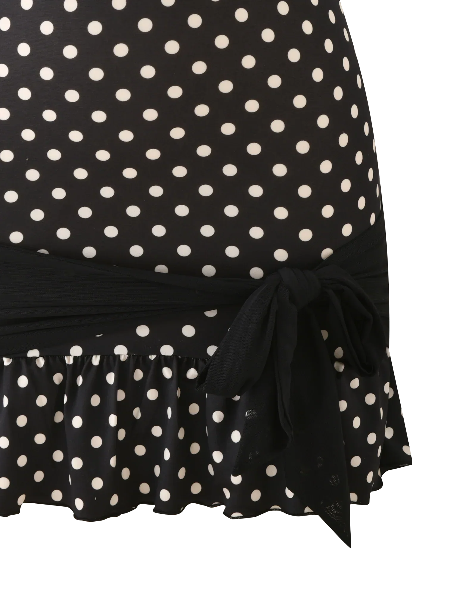 TOVE MINI DRESS BLACK POLKA DOT