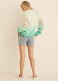 Button Up Cardigan Green