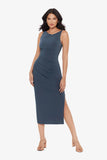 Maxi Shaping Dress in Slate Grey