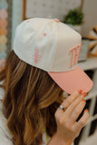 KenzKustomz Pink Vintage Trucker Hat Teach