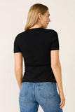 Maxime Knit Asymmetrical Top