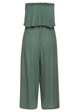Strapless Jumpsuit Green
