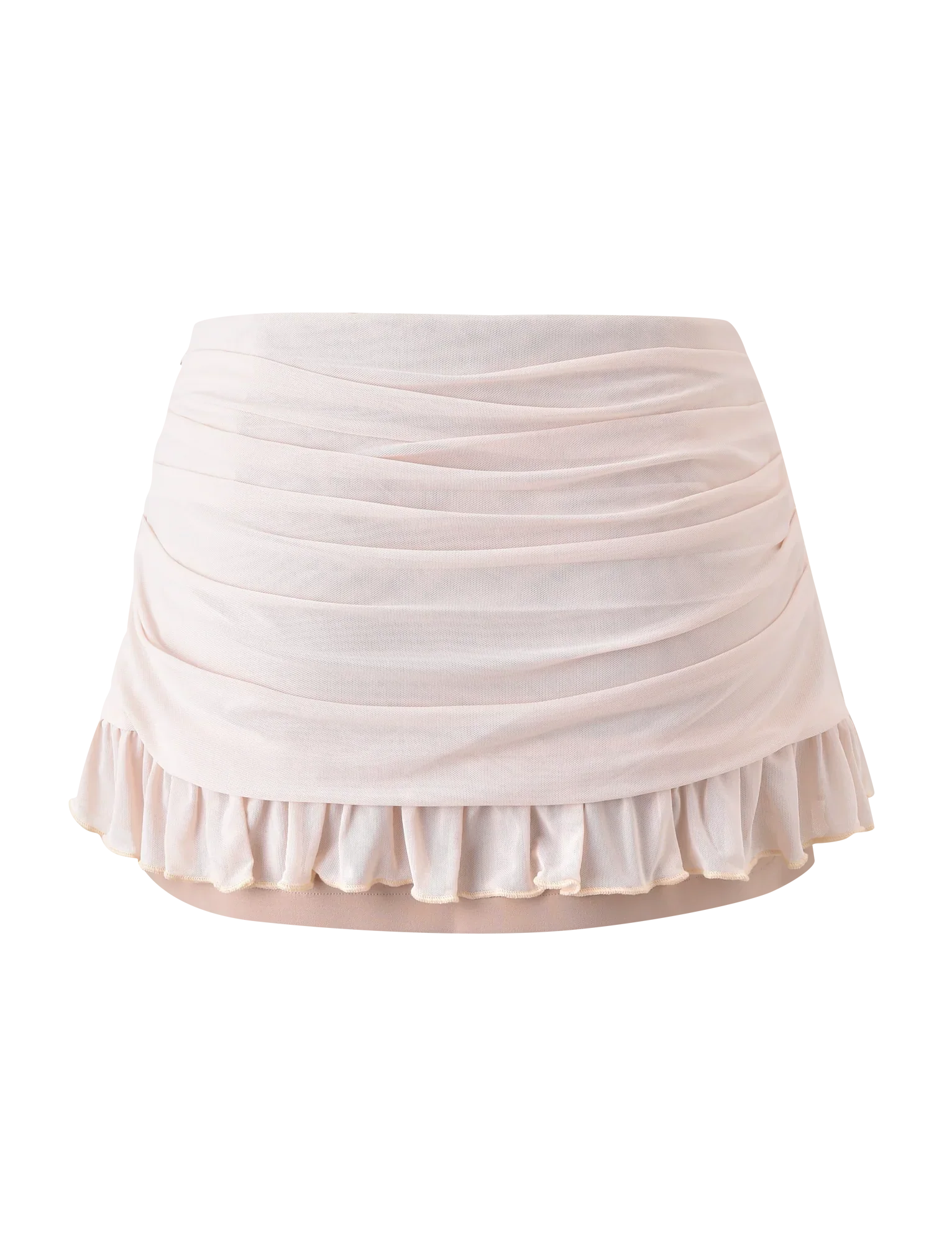 TERESE FLORAL APPLIQUE SKIRT TAN