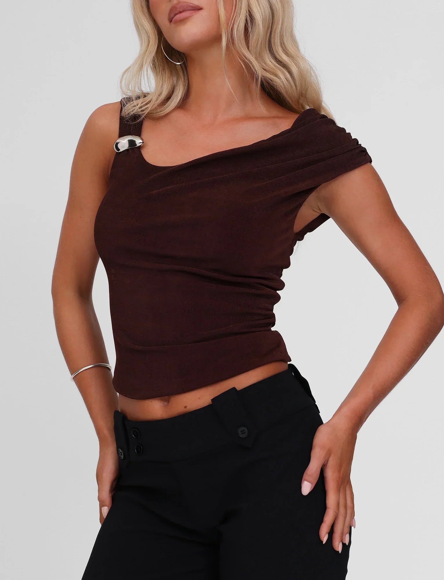 CASSIAN TOP CHOCOLATE