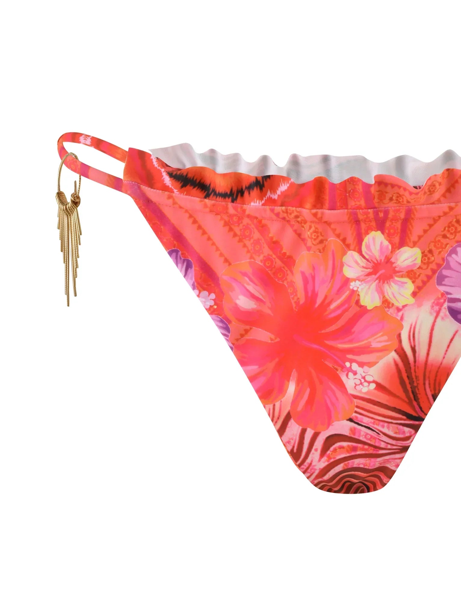 CIANA BIKINI 2PC BOTTOM PINK FLORAL PINK TROPICAL