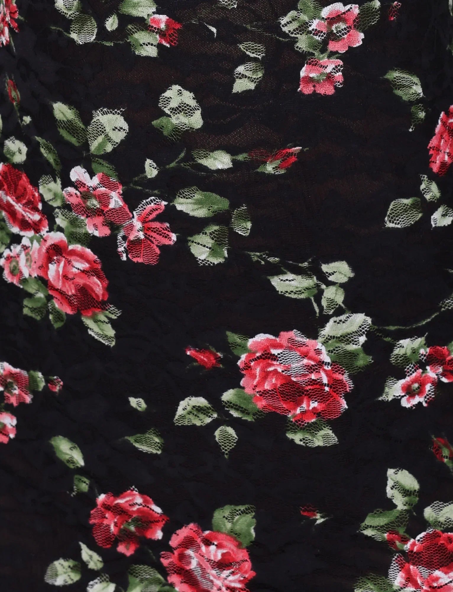 ANDEE MINI DRESS BLACK FLORAL BLACKROSE