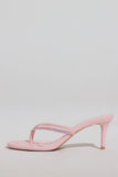 Heeled Sandal in Blush Pink