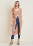 Pointelle Duster Evening Sand