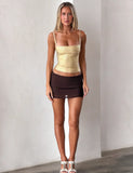 MIDORI METALLIC BANDAGE TOP GOLD