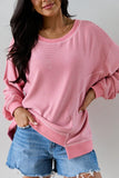 Melanie Pink Striped Pullover SALE