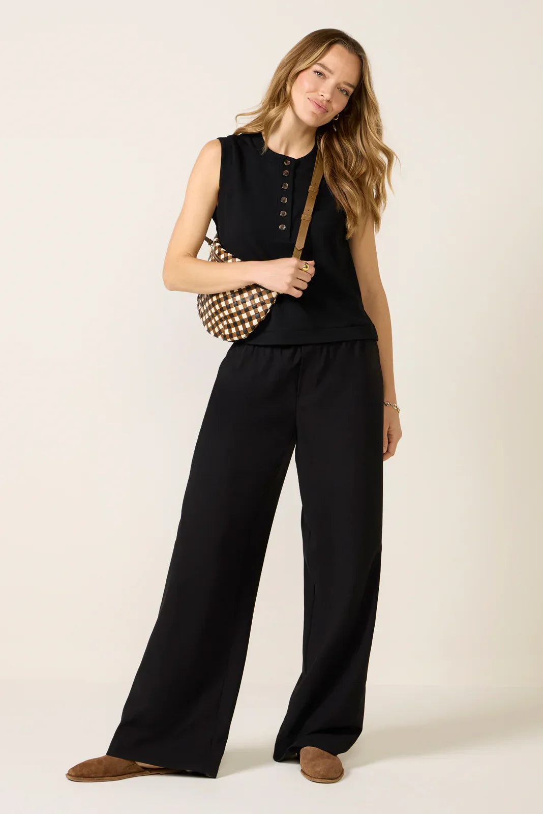 Marla Button Placket Tank