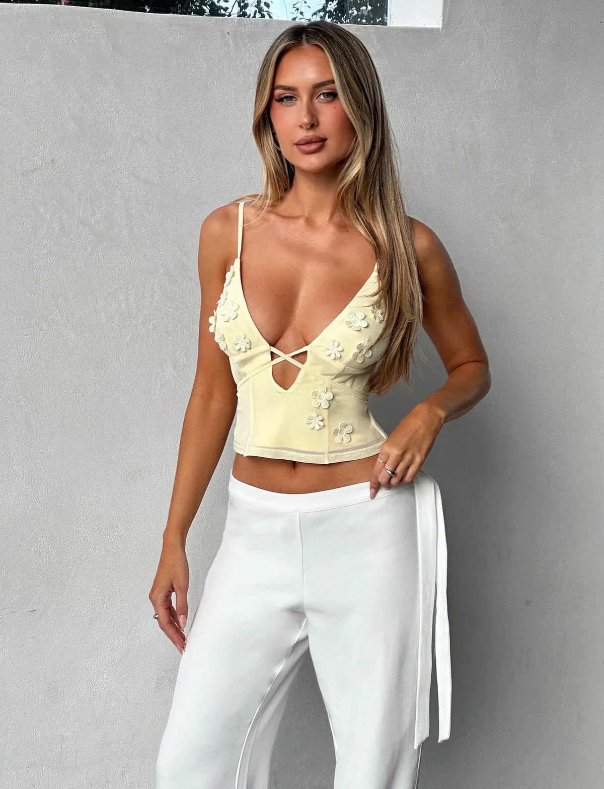 KATINA CAMI YELLOW BUTTER