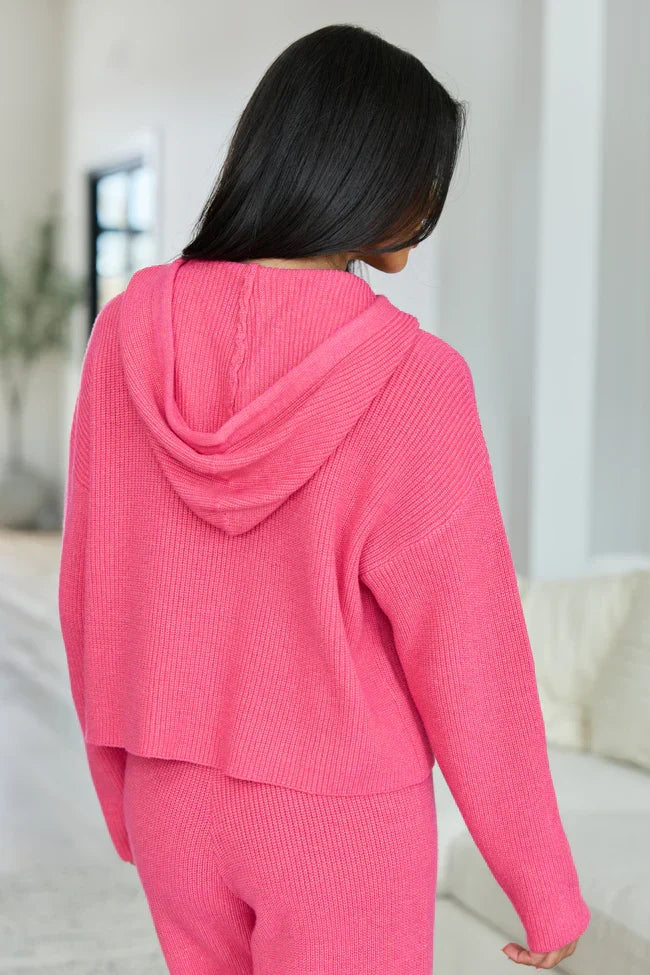 Kitt Pink Hoodie Lounge Sweater SALE