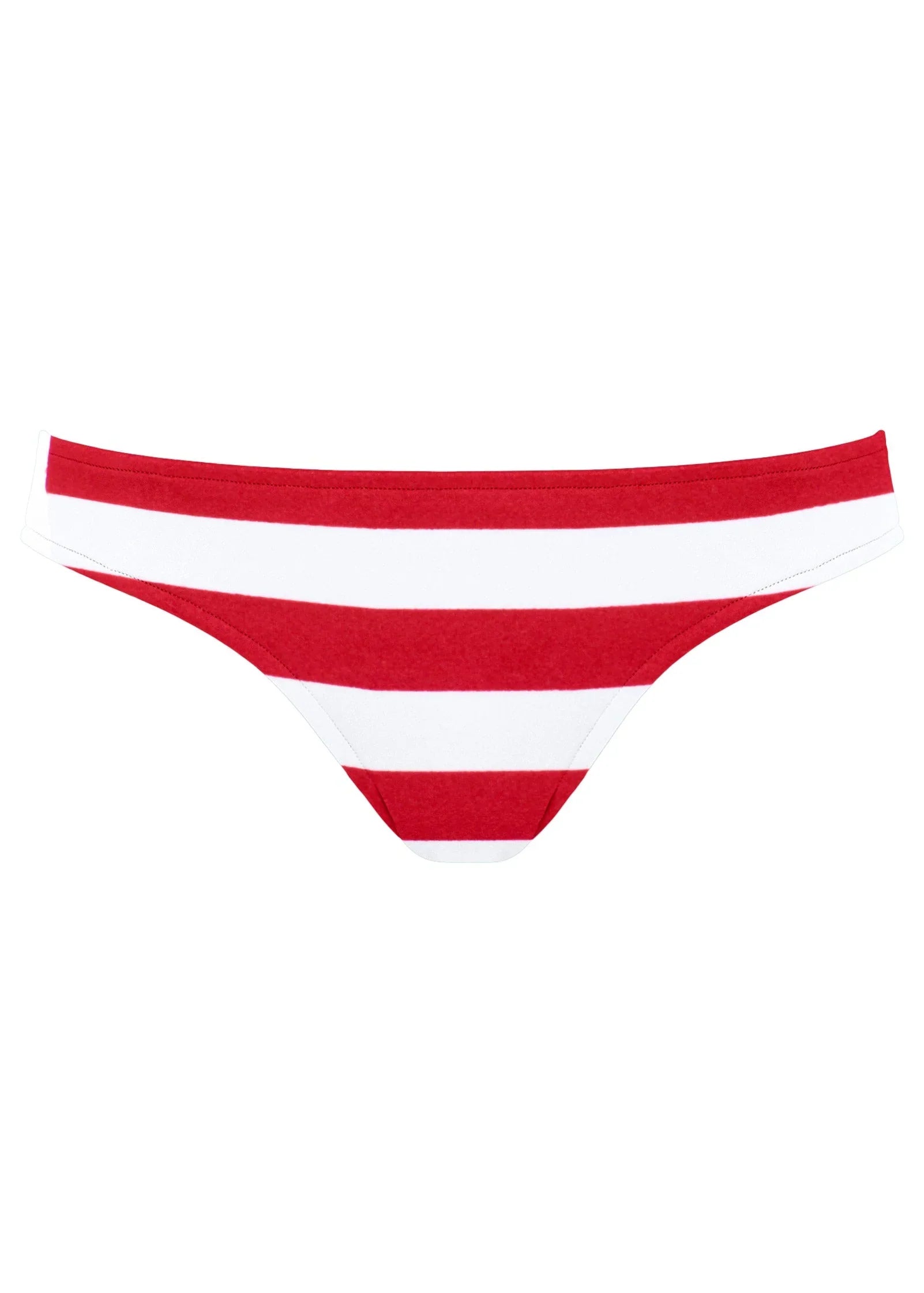 Classic Moderate Bottom Red White Stripe
