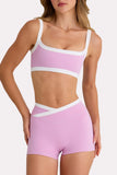 Soft Active Shorts in Sweet Pink