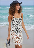 Star Lace Cover Up Dress White