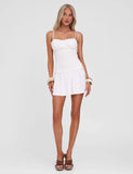 SAFIRA MINI DRESS WHITE