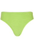 Textured High Waist Bottom Bright Lime Green