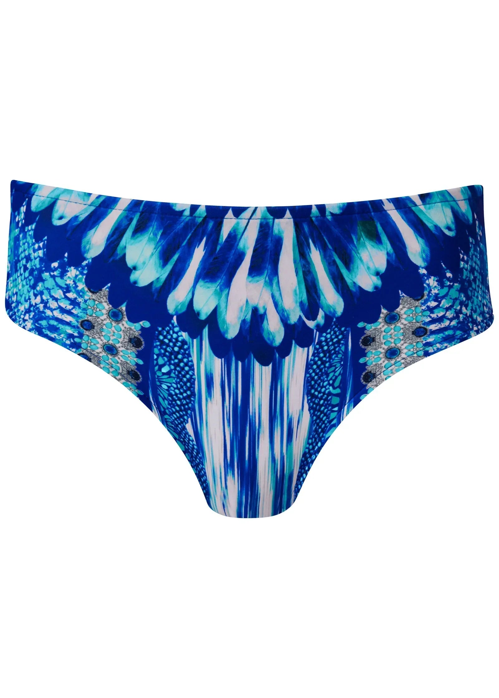 High Waist Bikini Bottom Crown Jewels