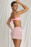 Side Tie Sarong in Candyfloss Pink