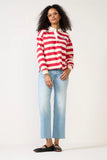 Mid Rise Rambler Zip Ankle Fray Jean